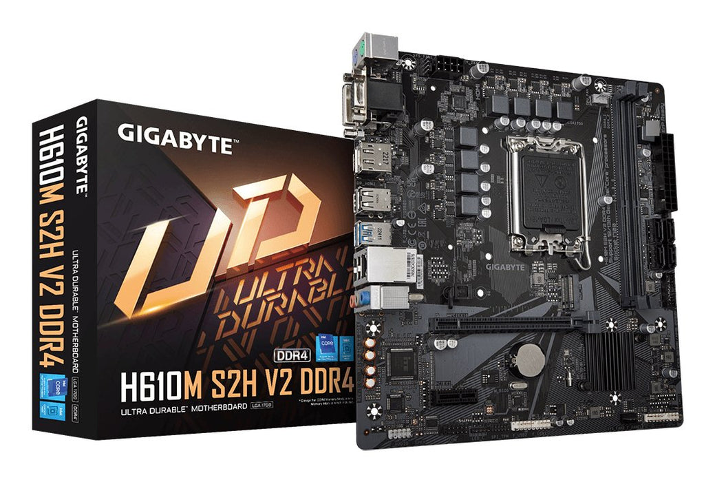 EAN 4719331851958 - GIGABYTE H610M S2H V2 DDR4 placa base Intel H610 Express LGA 1700 micro ATX imagen 1
