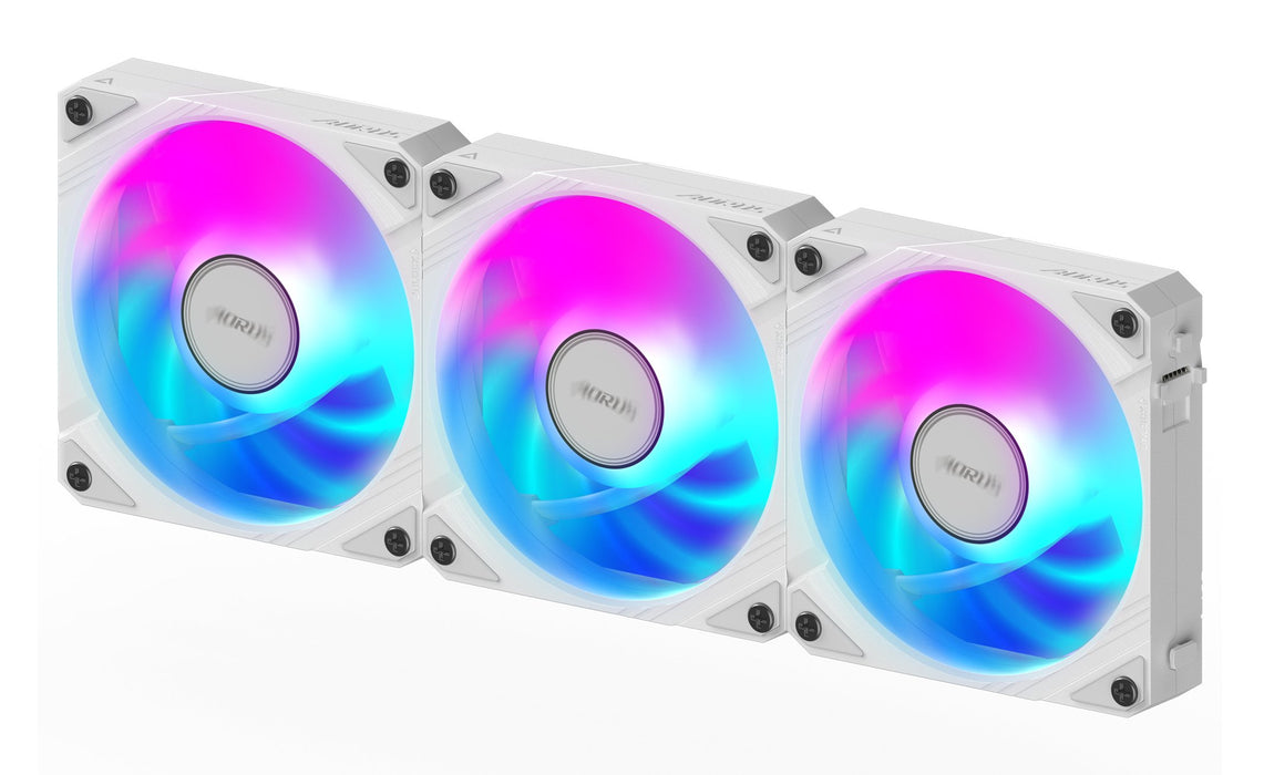 EAN 4719331555214 - GIGABYTE AORUS EZ CHAIN FAN 120 ICE Placa base Ventilador 12 cm Blanco 1 pieza(s) imagen 1