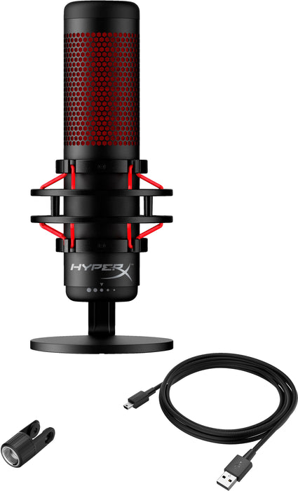 EAN 0196188049471 - HyperX QuadCast - USB Microphone (Black-Red) - Red Lighting Micrófono para PC imagen 6