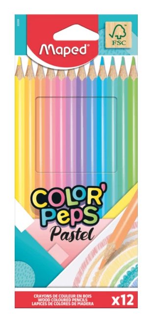 EAN 3154148320692 - Maped Pastel Collection 832069FC juego de pluma y lápiz de regalo Lápiz de grafito Blister imagen 1