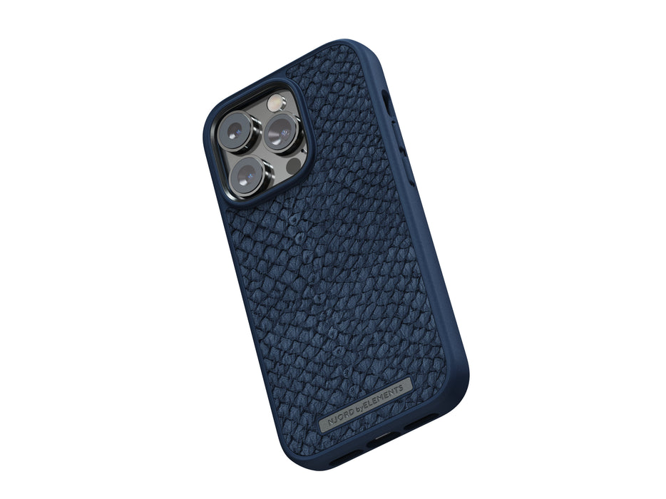 EAN 8720574621136 - Njord byELEMENTS Salmon Leather Magsafe funda para teléfono móvil 15,5 cm (6.1") Azul imagen 13