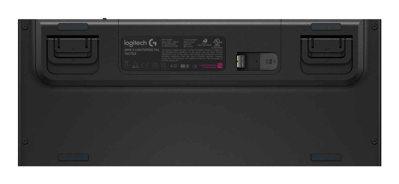 EAN 5099206121645 - Logitech G915 X LIGHTSPEED teclado Juego USB + RF Wireless + Bluetooth QWERTZ Alemán Negro imagen 5