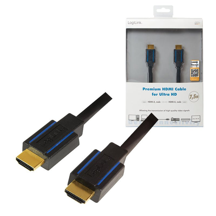 EAN 4052792041132 - LogiLink CHB007 cable HDMI 7,5 m HDMI tipo A (Estándar) Negro imagen 7
