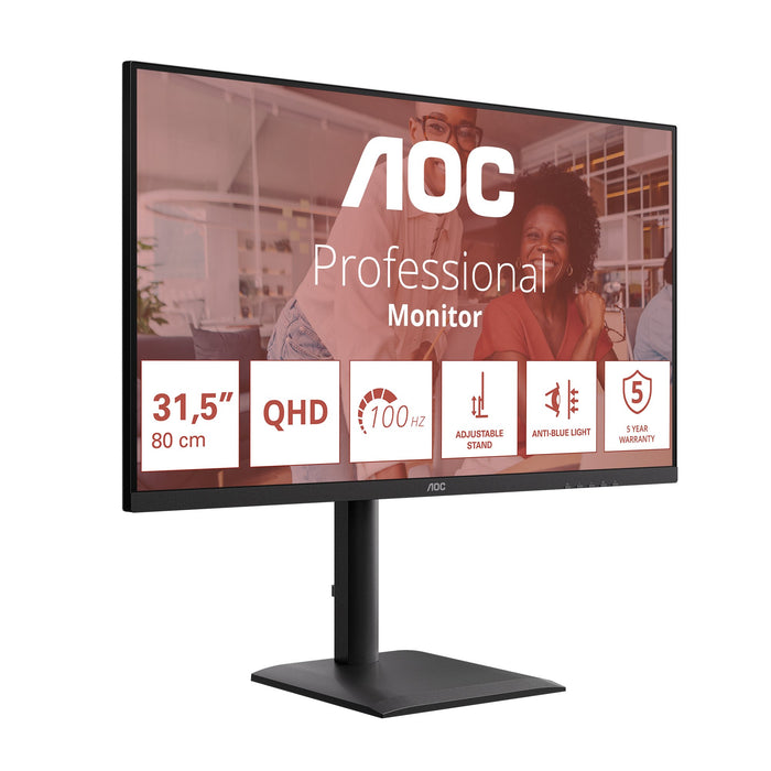 EAN 4038986112956 - AOC E4 Q32E4U pantalla para PC 80 cm (31.5") 2560 x 1440 Pixeles Quad HD LED Negro imagen 5