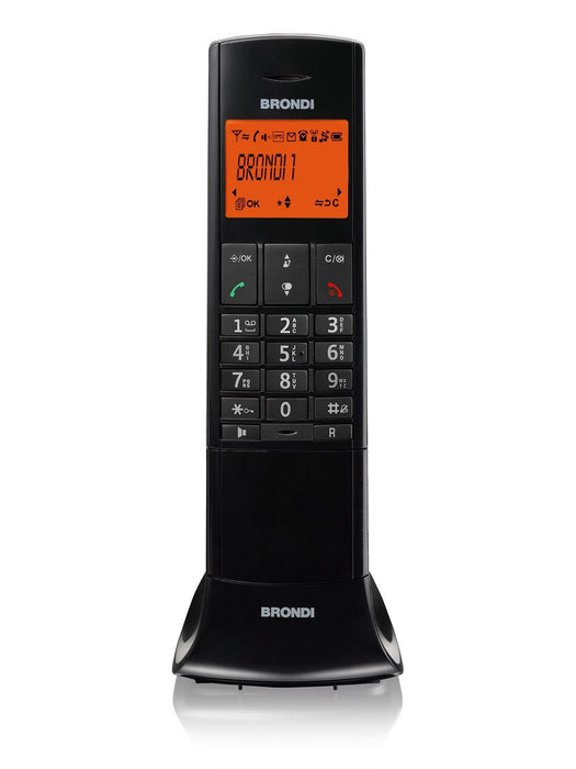 EAN 8015908739206 - Brondi Lemure Teléfono DECT Identificador de llamadas Negro imagen 1