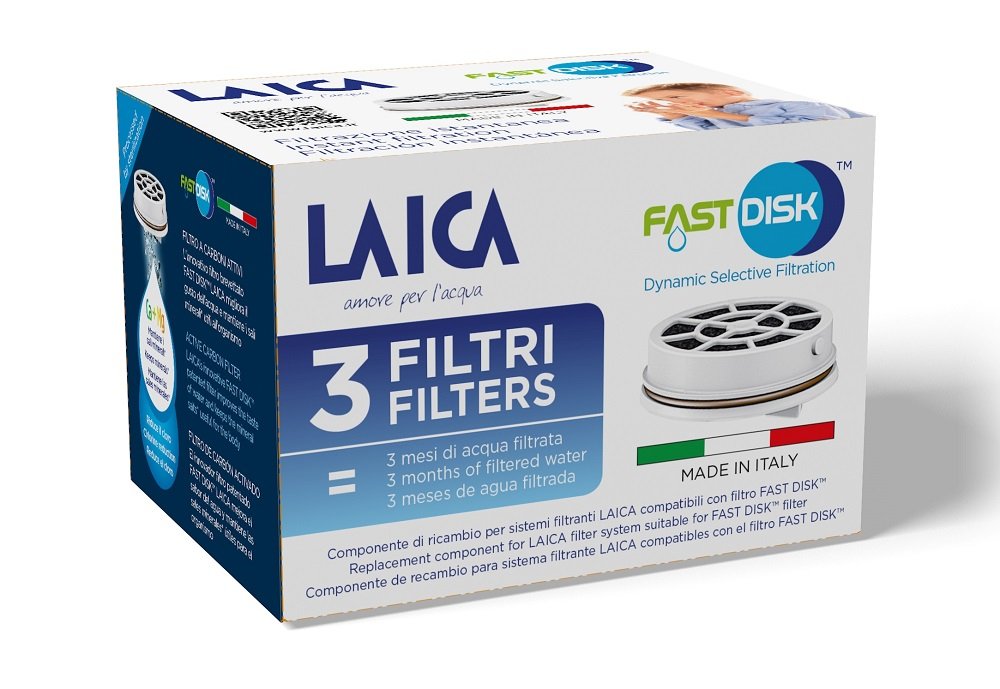 EAN 8013240707334 - Laica Fast Disk Filtro en forma de disco para sistema de filtración de agua 3 pieza(s) imagen 1