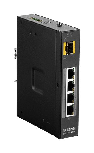 EAN 0790069437885 - D-Link DIS‑100G‑5PSW No administrado L2 Gigabit Ethernet (10/100/1000) Energía sobre Ethernet (PoE) Negro imagen 1