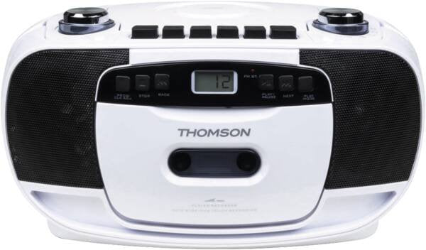 EAN 3499550386158 - Thomson 411420 sistema de audio para el hogar Minicadena de música para uso doméstico Negro, Blanco imagen 1