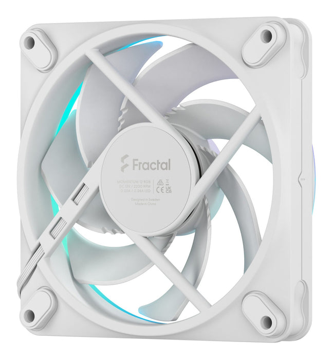 EAN 7340172708896 - Fractal Design Momentum 12 RGB Carcasa del ordenador Ventilador 12 cm Blanco 1 pieza(s) imagen 6