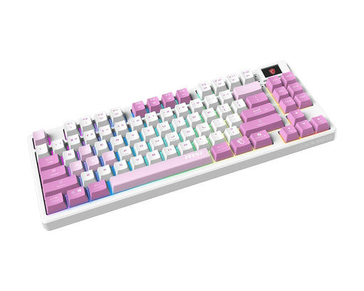 EAN 4711377307178 - MSI FORGE GK600 TKL WIRELESS VIOLET teclado Juego USB + Bluetooth QWERTY Inglés del Reino Unido Rosa, Vio imagen 2