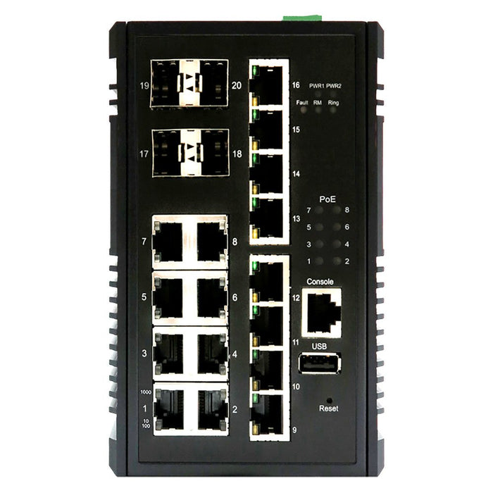 EAN 4717964703347 - Edimax IGS-5416P switch Gestionado Gigabit Ethernet (10/100/1000) Energía sobre Ethernet (PoE) Negro imagen 5