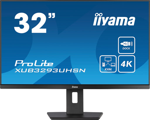 EAN 4948570121342 - iiyama ProLite XUB3293UHSN-B5 pantalla para PC 80 cm (31.5") 3840 x 2160 Pixeles 4K Ultra HD LCD Negro imagen 1