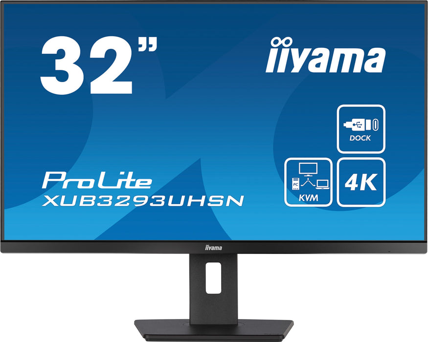 EAN 4948570121342 - iiyama ProLite XUB3293UHSN-B5 pantalla para PC 80 cm (31.5") 3840 x 2160 Pixeles 4K Ultra HD LCD Negro imagen 1