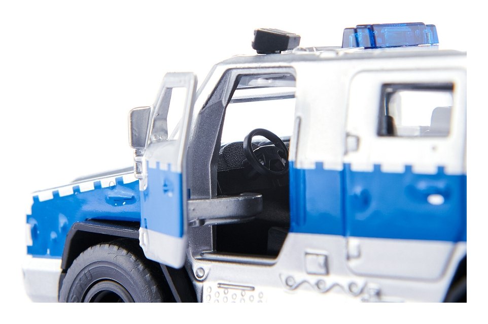 EAN 4006874023042 - Siku Rheinmetall MAN Survivor R Modelo a escala de furgón policial Previamente montado 1:50 imagen 3