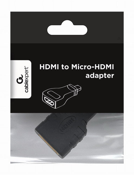 EAN 8716309072731 - Gembird HDMI(F)-microHDMI(M) Negro imagen 4