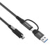 EAN 5715063076040 - Vivolink PROUSBCMM1.5ADP cable USB USB 3.2 Gen 2 (3.1 Gen 2) 1,5 m USB C Negro imagen 3