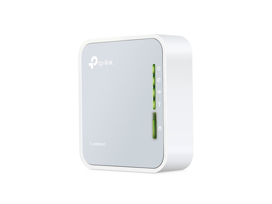 EAN 6935364095666 - TP-Link TL-WR902AC router inalámbrico Ethernet rápido Doble banda (2,4 GHz / 5 GHz) 4G Blanco imagen 3