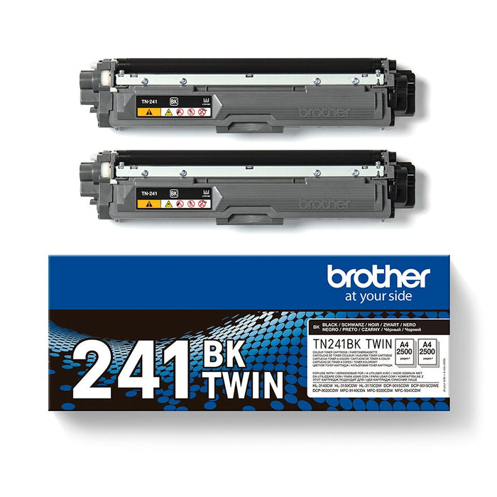 EAN 4977766812795 - Brother TN-241BKTWIN cartucho de tóner 2 pieza(s) Original Negro imagen 3