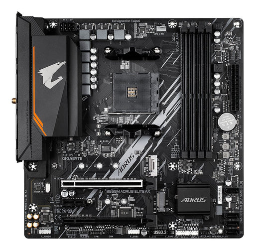 EAN 4719331855055 - GIGABYTE B550M AORUS ELITE AX placa base AMD B550 Zócalo AM4 micro ATX imagen 2