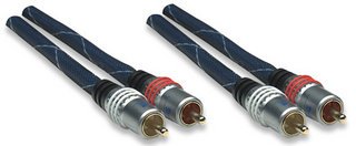 EAN 0766623361200 - Manhattan 4.8m Composite cable de vídeo compuesto 4,8 m 2 x RCA Azul imagen 1