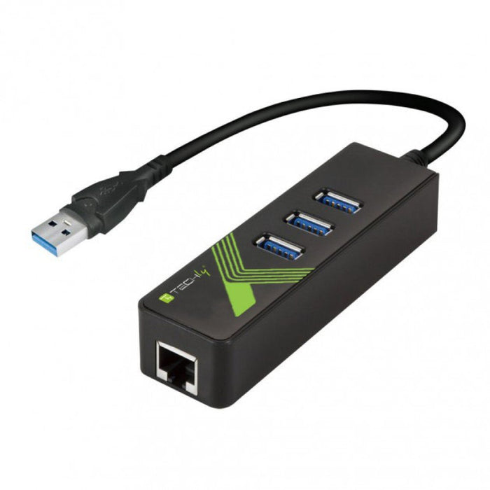 EAN 8051128105803 - Techly IDATA USB-ETGIGA-3U2 base para portátil y replicador de puertos USB 3.2 Gen 1 (3.1 Gen 1) Type-A N imagen 1