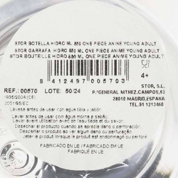 EAN 8412497005703 - Stor 00570 bidón de agua Uso diario 850 ml Multicolor, Transparente imagen 3