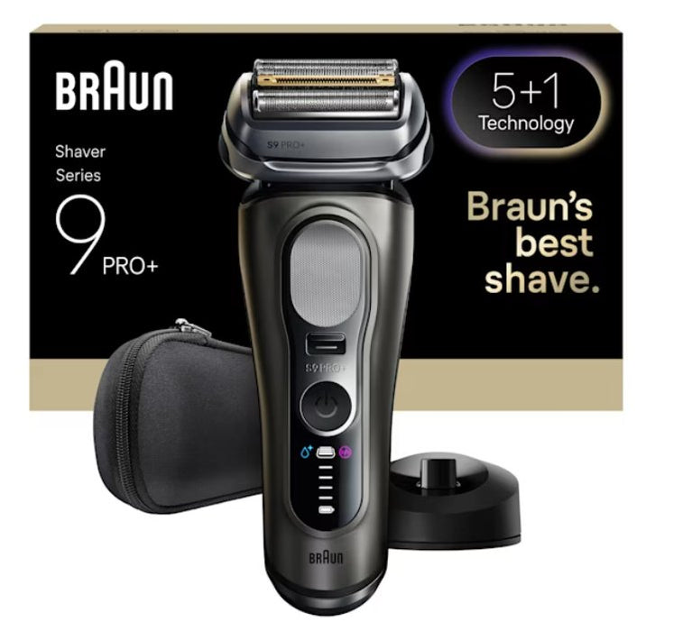 EAN 8700216554237 - Braun Series 9 Pro+ 9615S Máquina de afeitar de láminas Recortadora Negro, Gris imagen 1