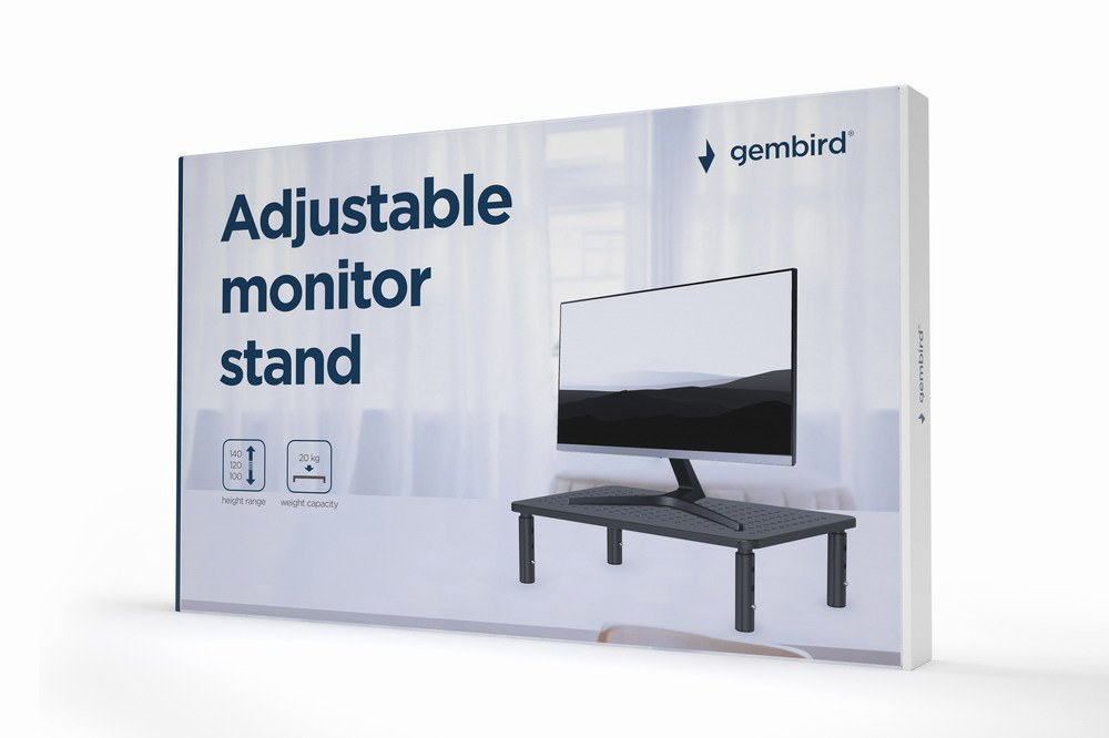 EAN 8716309126205 - Gembird MS-TABLE-01 soporte para monitor Escritorio Negro imagen 1