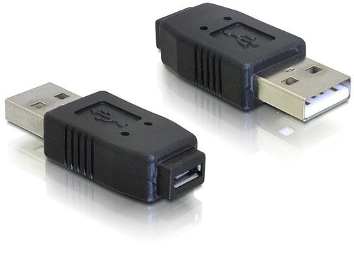 EAN 4043619650293 - DeLOCK Adapter USB micro-A+B female to USB2.0-A male USB 2.0 A Negro imagen 1