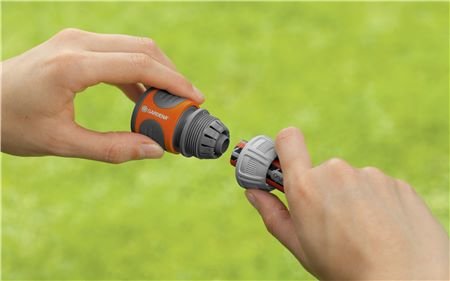 EAN 4078500011969 - Gardena 18216-20 accesorio para manguera Conector de manguera Plástico, Caucho Gris, Naranja 1 pieza(s) imagen 2