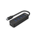 EAN 4894160047663 - UNITEK uHUB Q4 USB 3.2 Gen 1 (3.1 Gen 1) Type-C 5000 Mbit/s Negro imagen 1