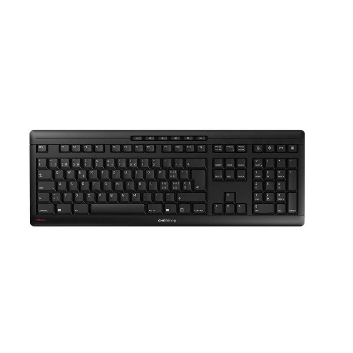 EAN 4025112096945 - CHERRY Stream Wireless teclado Universal RF inalámbrica + USB QWERTZ Suizo Negro imagen 1