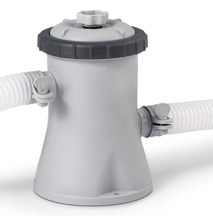 EAN 6941057414270 - Intex PrismFrame Piscina con anillo hinchable Círculo 4485 L Azul, Gris imagen 3