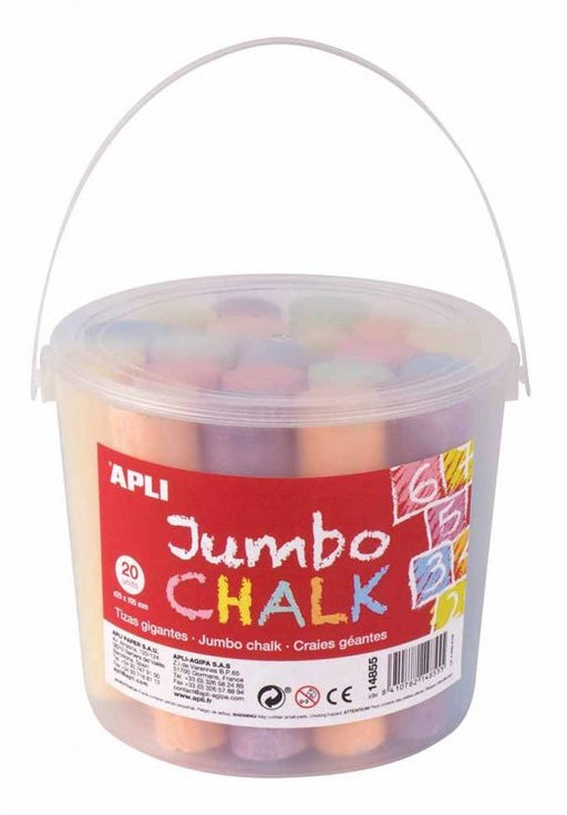 EAN 8410782148555 - APLI Kids Jumbo tiza para aceras 20 pieza(s) imagen 1