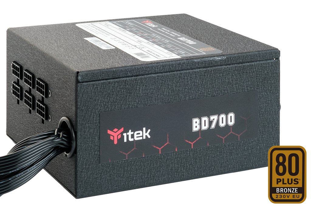EAN 8056157881117 - itek BD700 unidad de fuente de alimentación 700 W 24-pin ATX ATX Negro imagen 1