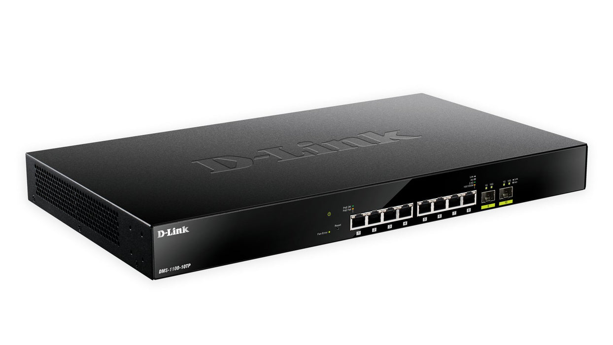 EAN 0790069437168 - D-Link DMS-1100-10TP switch Gestionado L2 2.5G Ethernet (100/1000/2500) Energía sobre Ethernet (PoE) 1U N imagen 1
