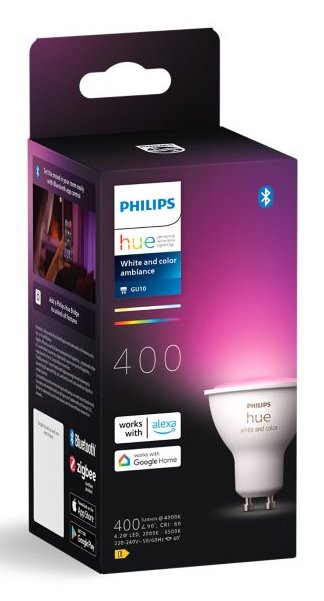 EAN 8720169229754 - Philips Hue White and Color ambiance GU10 Punto de iluminación inteligente 4,2 W imagen 3