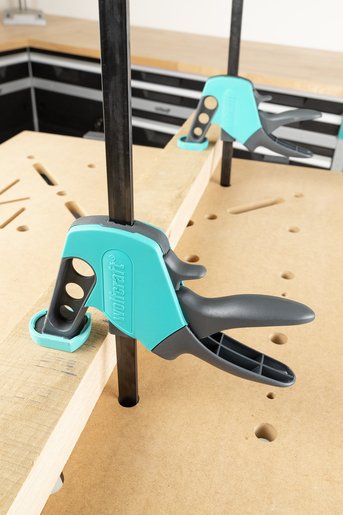 EAN 4006885302303 - wolfcraft GmbH EHZ Easy Abrazadera de barra Gris, Turquesa imagen 9