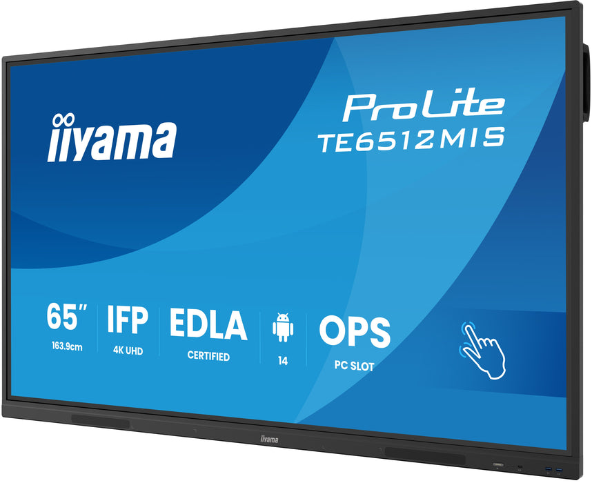 EAN 4948570125487 - iiyama TE6512MIS-B4AG pantalla de señalización Pantalla plana para señalización digital 165,1 cm (65") LC imagen 2