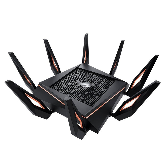 EAN 4718017064774 - ASUS GT-AX11000 router inalámbrico Gigabit Ethernet Tribanda (2,4 GHz/5 GHz/5 GHz) Negro imagen 1