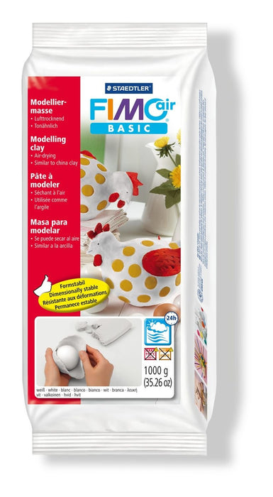 EAN 4006608806668 - Staedtler FIMO air basic 8101 Pasta de modelar 1 kg Blanco 1 pieza(s) imagen 1