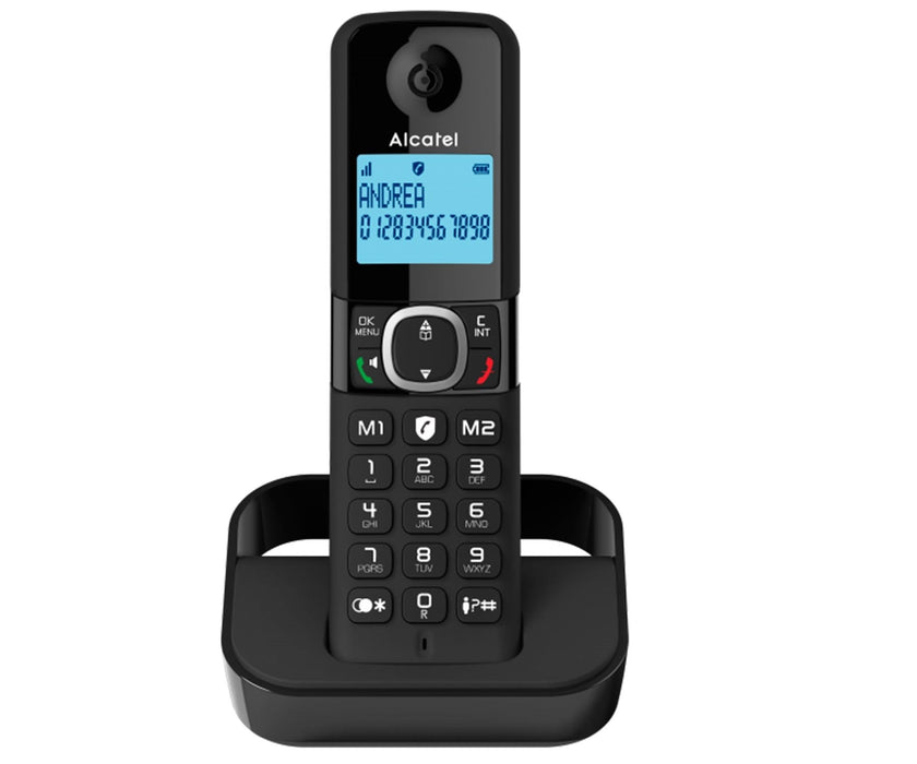 EAN 3700601423396 - Alcatel F860 Teléfono DECT/analógico Identificador de llamadas Negro imagen 2