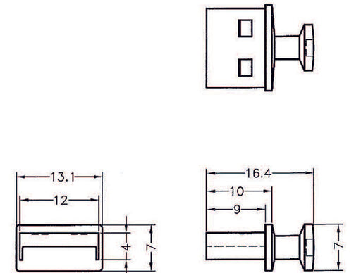 EAN 4043619640096 - DeLOCK 64009 tapa de seguridad para enchufe USB tipo A Negro 10 pieza(s) imagen 2