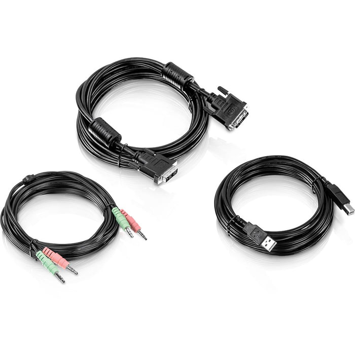 EAN 0710931170177 - Trendnet TK-CD15 cable para video, teclado y ratón (kvm) Negro 4,5 m imagen 1