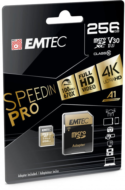 EAN 3126170164971 - Emtec SpeedIN Pro 256 GB MicroSDXC UHS-I Clase 10 imagen 2