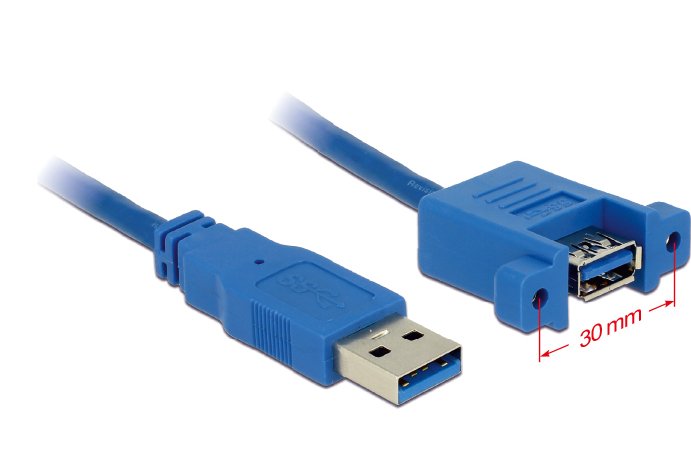 EAN 4043619851126 - DeLOCK USB 3.0 A, 1m cable USB USB 3.2 Gen 1 (3.1 Gen 1) USB A Azul imagen 2