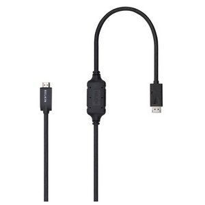 EAN 0722868664025 - Belkin F2CD001B06-E adaptador de cable de vídeo 1,8 m DisplayPort HDMI Negro imagen 1