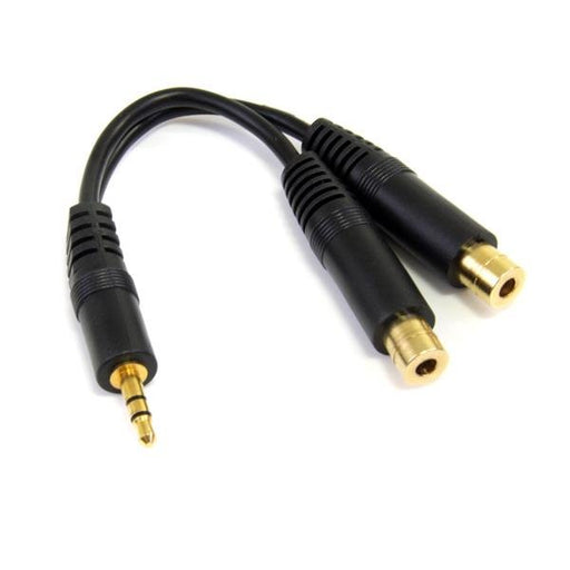 EAN 0065030799836 - StarTech.com MUY1MFF cable de audio 0,15 m 2 x 3.5mm Negro imagen 1