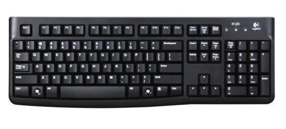 EAN 5099206022904 - Logitech Keyboard K120 for Business teclado USB Nórdico Negro imagen 1