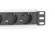 EAN 4016032474777 - Digitus DN-95418 unidad de distribución de energía (PDU) 4 salidas AC 0U/1U Negro imagen 4